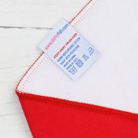 Dotty Fish baby Bibs care label