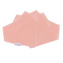 Peachy Pink Bib - 3 Pack