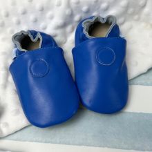 Plain Blue Rubber Sole Shoes