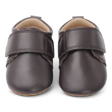 Classic Pre-Walker Leather Baby Shoes - Brown