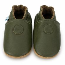 Plain Khaki Green Soft Sole Shoes