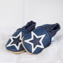 Navy Star Soft Sole Shoes