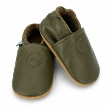 Plain Khaki Green Soft Sole Shoes