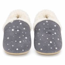 Silver Stars Slippers
