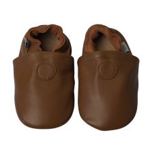 Plain Tan Brown Rubber Sole Shoes
