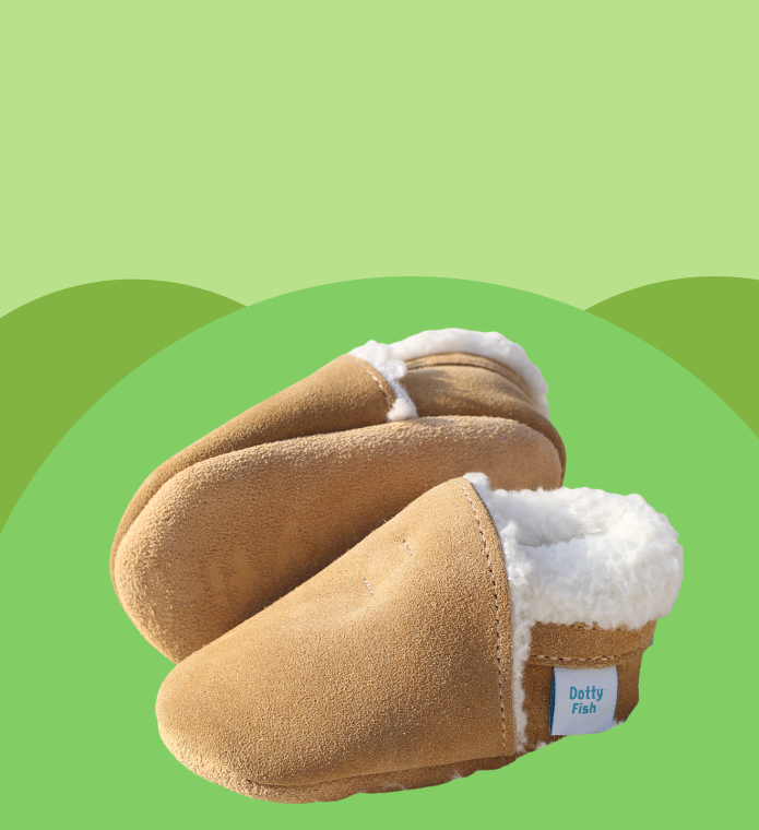 Warm and cosy baby slippers. Slippers for children