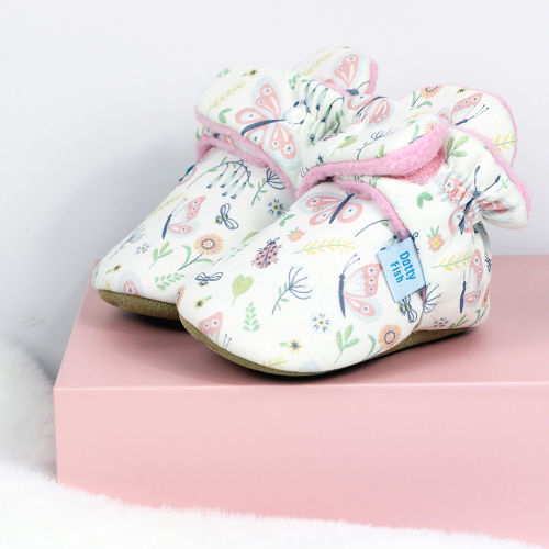 Baby booties make a lovely baby shower gift
