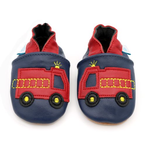 Fire Engine and Slipper Gift Set