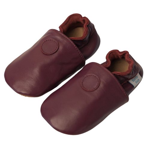 Plain Grape Rubber Sole Shoes