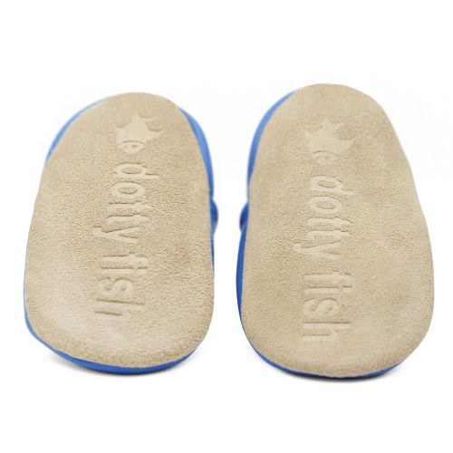 Plain Blue Soft Sole Shoes
