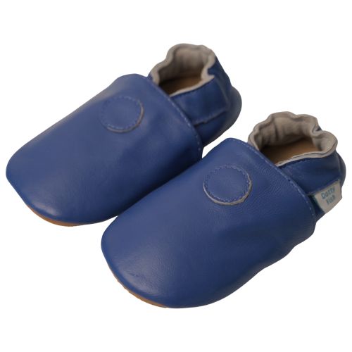 Plain Blue Rubber Sole Shoes