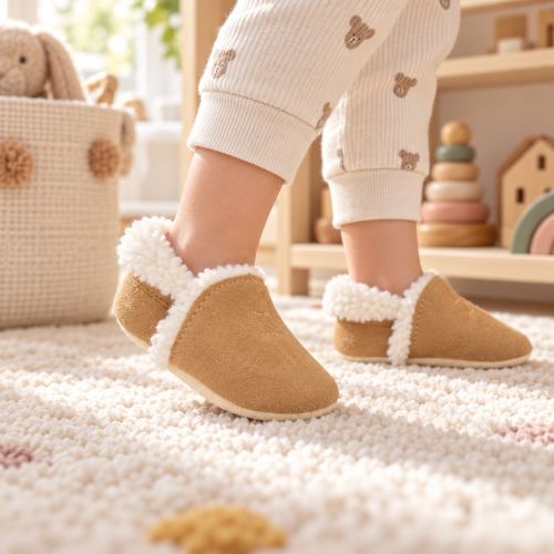 Tan Slippers