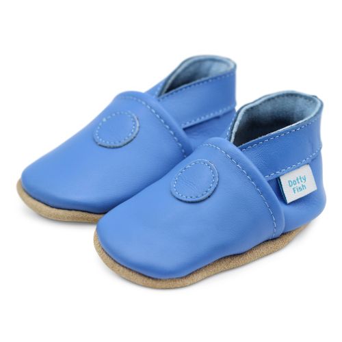 Plain Blue Soft Sole Shoes
