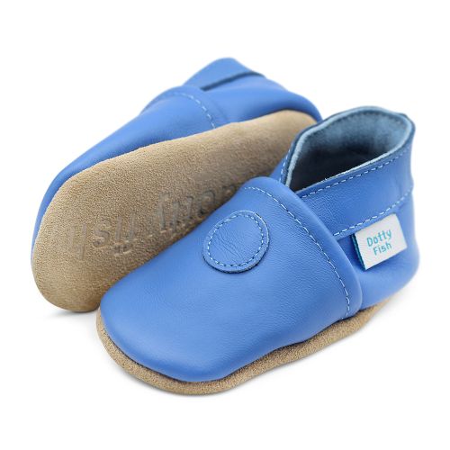 Plain Blue Soft Sole Shoes