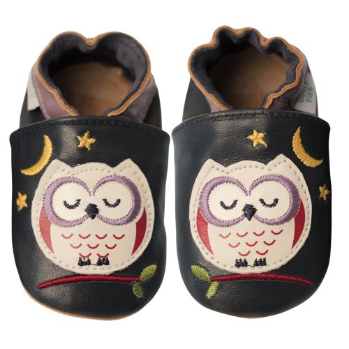 Anya the Owl Soft Sole Shoes