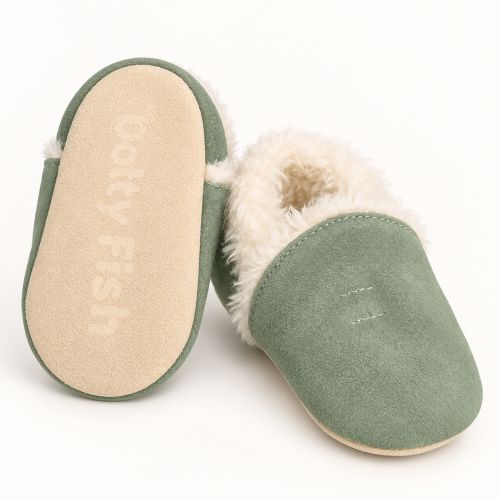 Sage Green Slippers