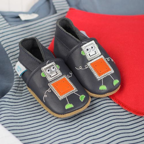 Robbie Robot Soft Sole Shoes