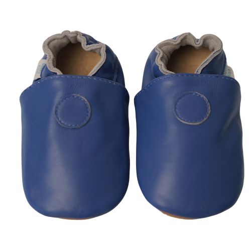Plain Blue Rubber Sole Shoes