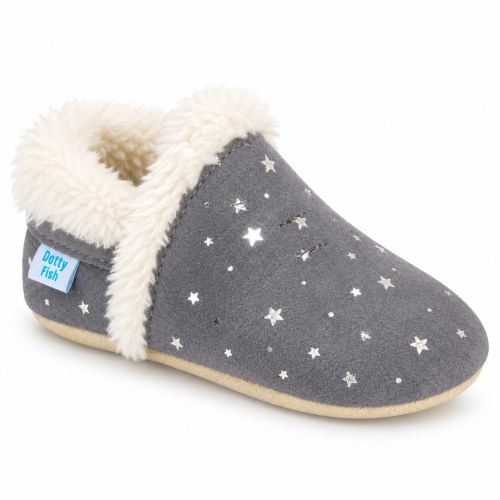 Silver Stars Slippers