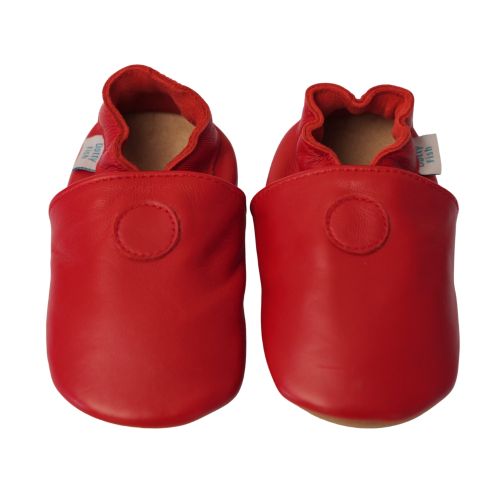Plain Red Rubber Sole Shoes