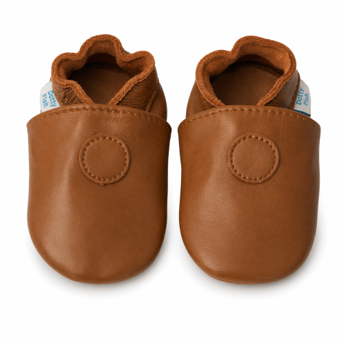 Plain Tan Brown Soft Sole Shoes