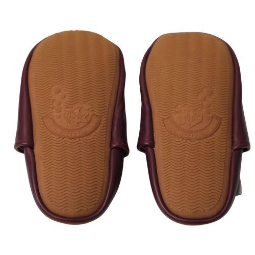 Plain Grape Rubber Sole Shoes