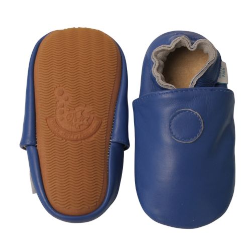 Plain Blue Rubber Sole Shoes