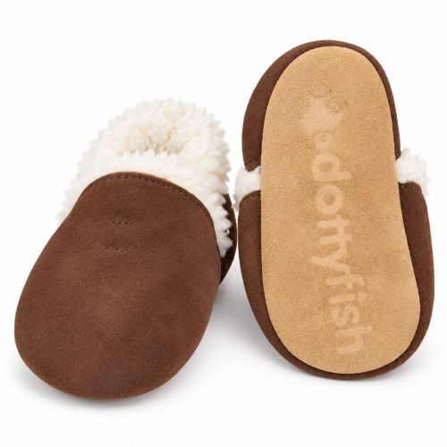 Chocolate Brown Slippers