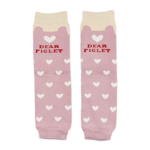 Pink Piggy Love Hearts Legwarmers