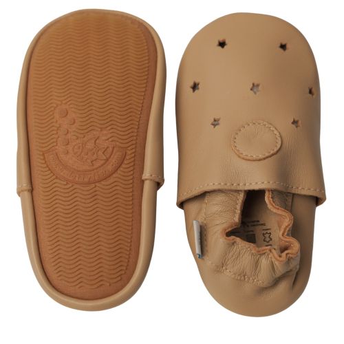 Mocha Stars Rubber Sole Shoes