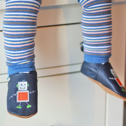 Robbie Robot Soft Sole Shoes