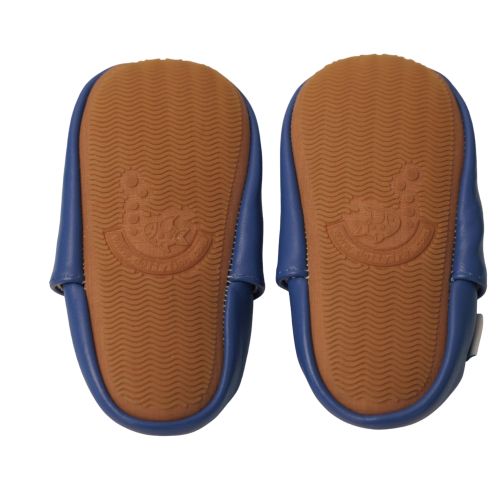 Plain Blue Rubber Sole Shoes
