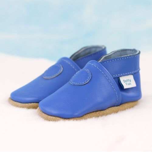 Plain Blue Soft Sole Shoes