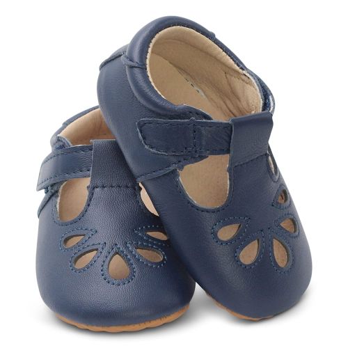 Classic Pre-Walker Baby Shoes - Navy T-bar