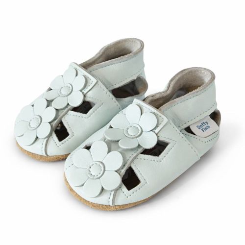 Blue Flower Soft Sole Sandals