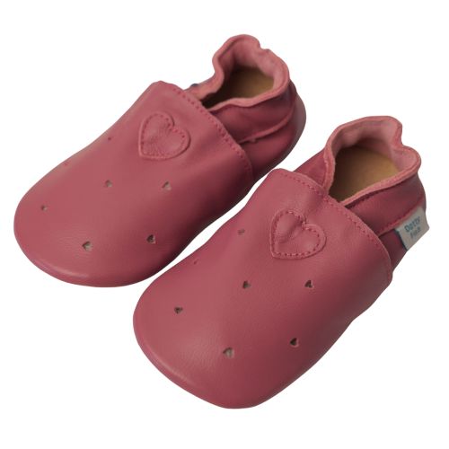 Rose Love Hearts Rubber Sole Shoes
