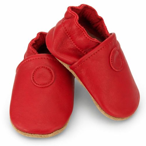 Plain Red Soft Sole Shoes