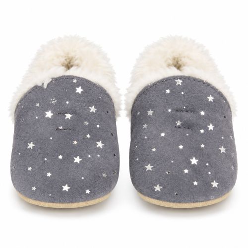 Silver Stars Slippers