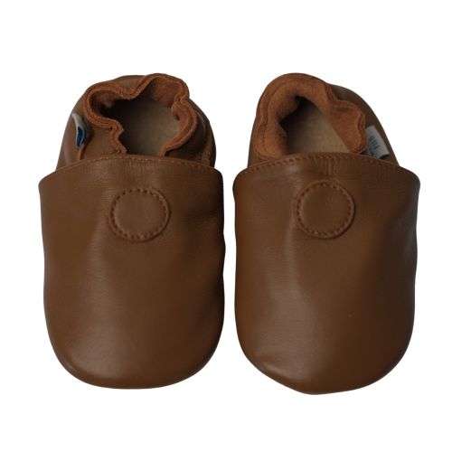 Plain Tan Brown Rubber Sole Shoes