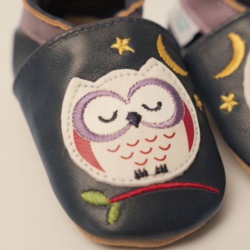 Anya the Owl Soft Sole Shoes