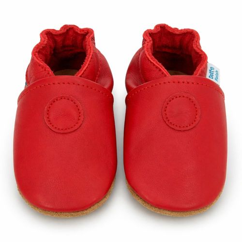 Plain Red Soft Sole Shoes