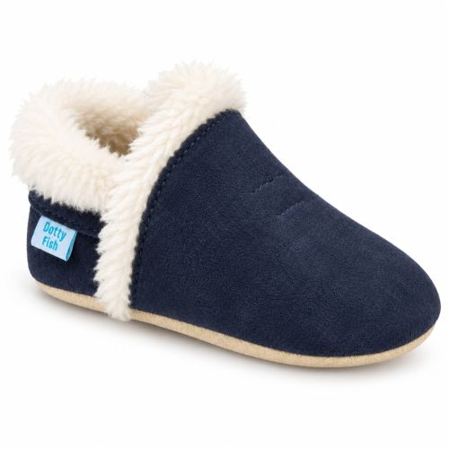 Navy Slippers