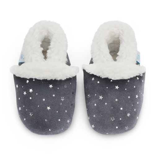 Stars Slippers Soft Sole Suede Slippers