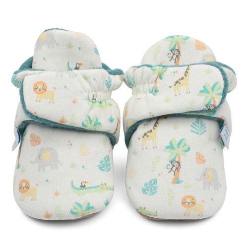 Safari Animals Cotton Booties