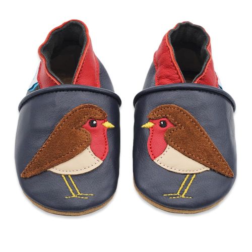 Dotty Fish Holly Robin | Soft Sole Shoes, barefoot shoe