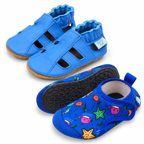 Dotty Fish Sea Life Swim Shoe Set | Barefoot Summer Shoes, barefoot shoe