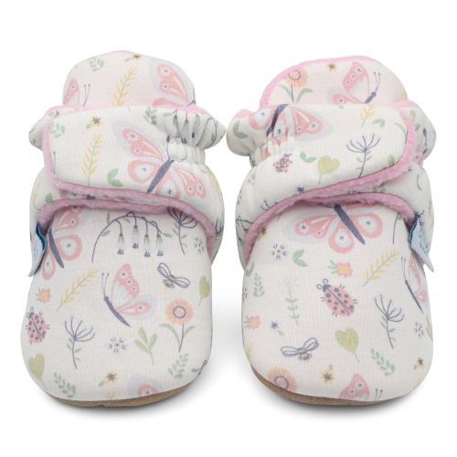 Butterfly & Bee Cotton Booties