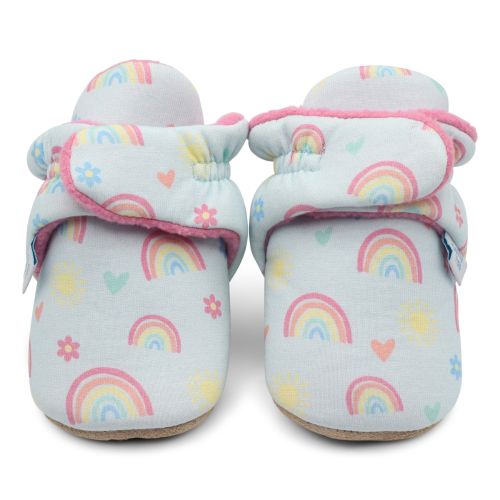 Hearts Cotton Booties FABS004