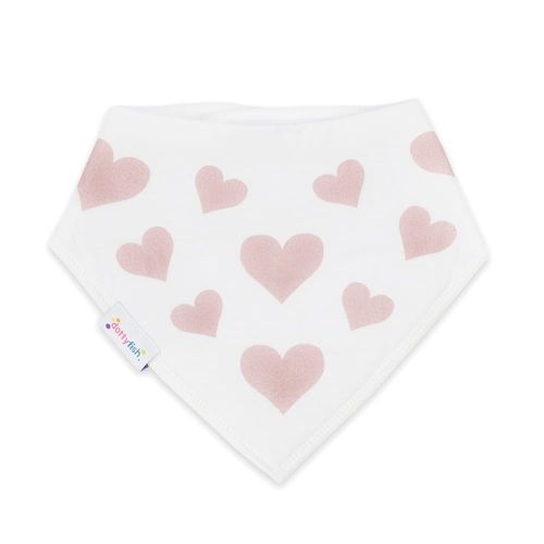 Queen Hearts Bib Organic Cotton Bibs