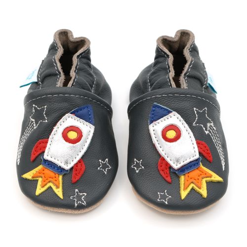Blast Off Space Rocket Soft Sole Shoes